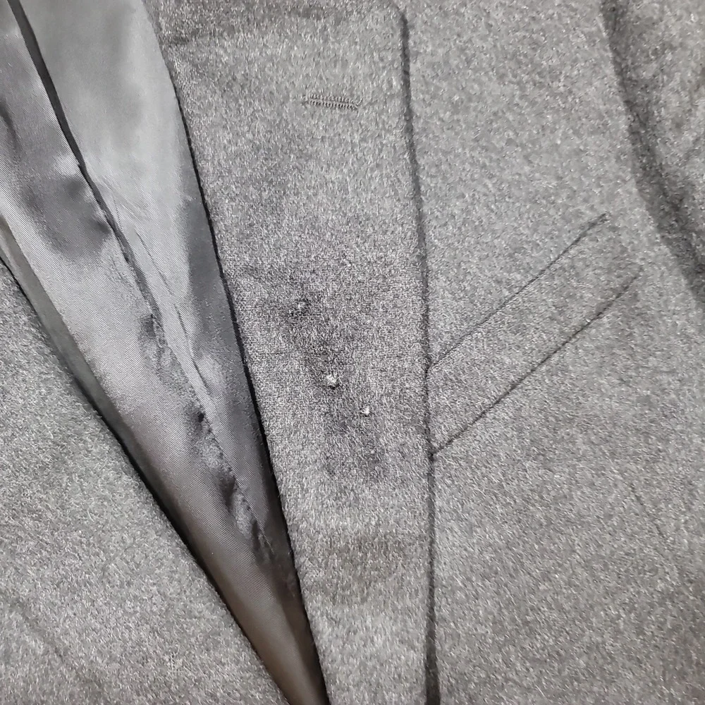 JoS A Bank 100% Cashmere Sport Coat Mens‎ 41R 40 42 Charcoal Grey Blazer Soft!